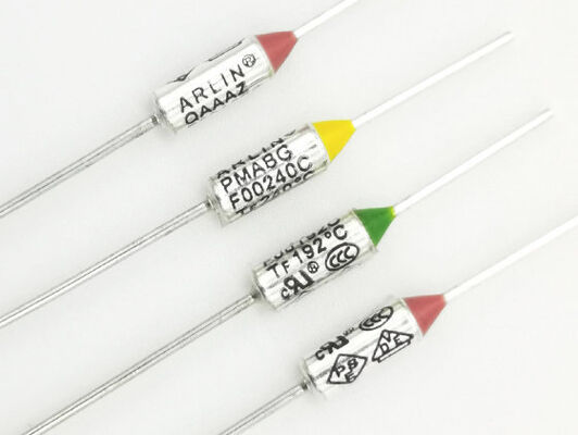 ARF Temperature Fuse F00 Series With H90 Copper Shell And Silver Contacts Offering Temperature Protection